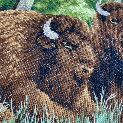 DIY Counted Cross Stitch Kit "Bison"