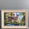 DIY Counted Cross Stitch Kit "Wolf family"