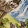 DIY Counted Cross Stitch Kit "Wolf family"