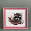 DIY Counted Cross Stitch Kit "Raccoon"