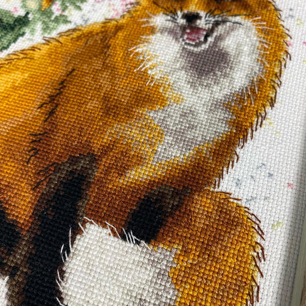 DIY Counted Cross Stitch Kit "Fox"