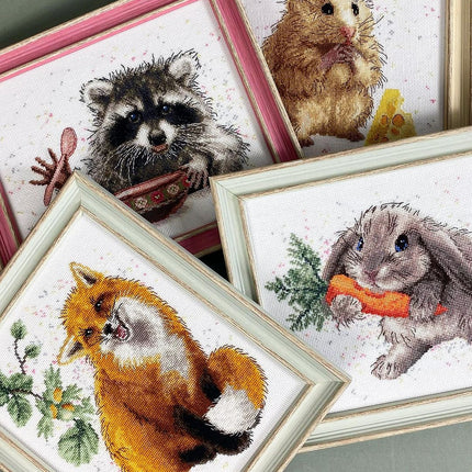 DIY Counted Cross Stitch Kit "Fox"