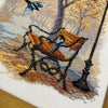 DIY Counted Cross Stitch Kit "In the autumn park"