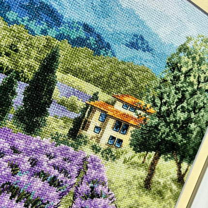 DIY Counted Cross Stitch Kit "Summer Provence"