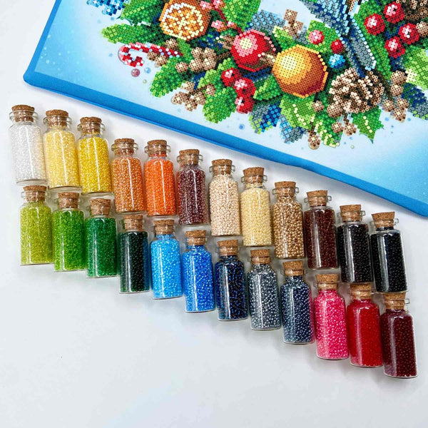 DIY Bead embroidery cushion cover kit 