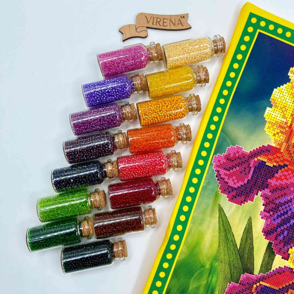 DIY Bead embroidery cushion cover kit 