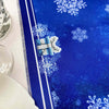 DIY Table Runner kit "Christmas Angels", Bead Embroidery Kit, Handmade table runner