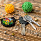 Cross-stitch kit on artificial leather 