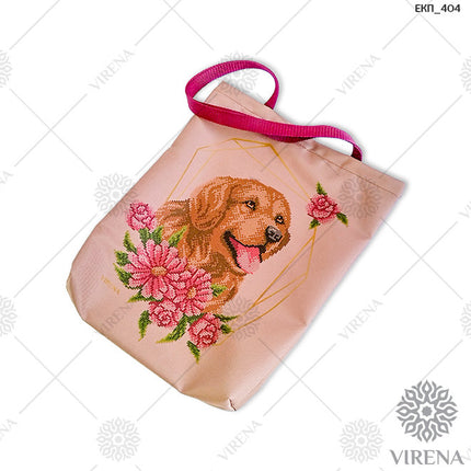 DIY kit for shopper bag kit "Funny dog"