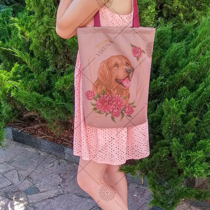DIY kit for shopper bag kit "Funny dog"