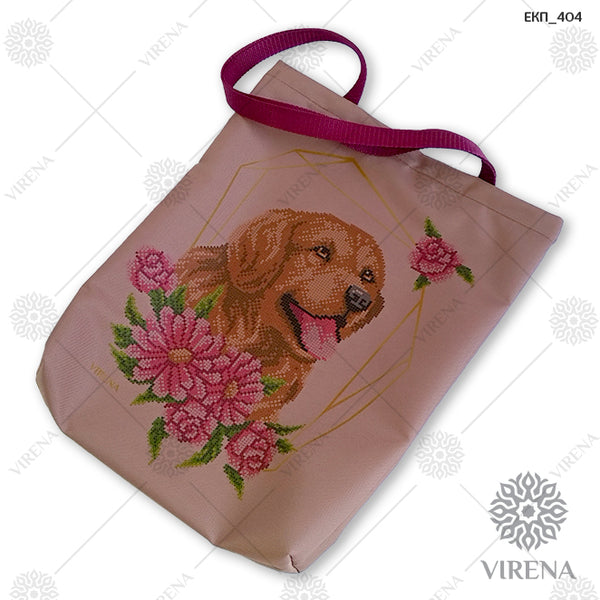 DIY kit for shopper bag kit "Funny dog"