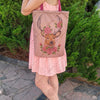 DIY kit for shopper bag kit "Deer in flowers"