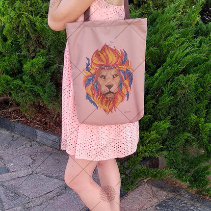DIY kit for shopper bag kit "Lion Chief"
