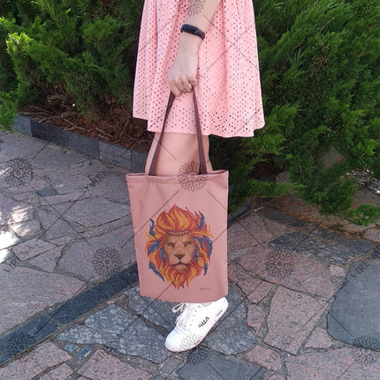 DIY kit for shopper bag kit "Lion Chief"