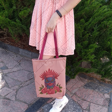 DIY kit for shopper bag kit "Owl Chief"