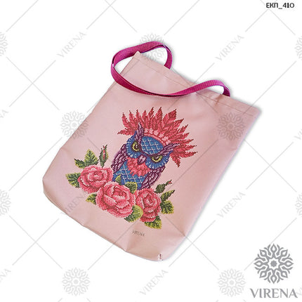 DIY kit for shopper bag kit "Owl Chief"