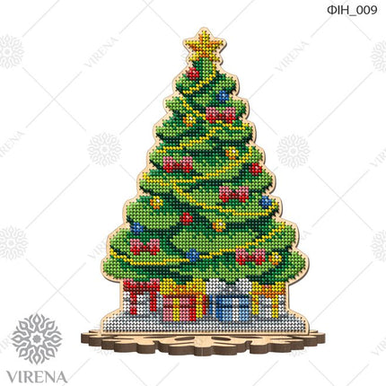 DIY Christmas decoration kit "Christmas tree with gifts"