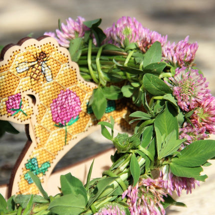 🎠 DIY Counted Cross Stitch Kit Rocking Horse "Honey"