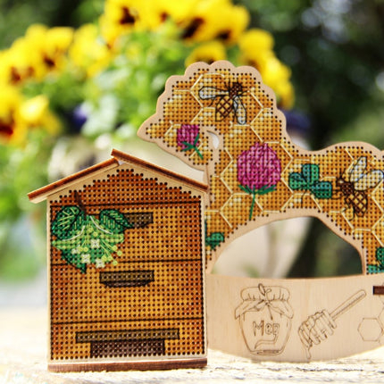 🎠 DIY Counted Cross Stitch Kit Rocking Horse "Honey"