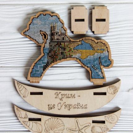 🎠 DIY Counted Cross Stitch Kit Rocking Horse "Crimea"