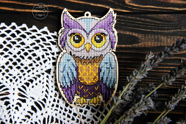 DIY Cross stitch kit on wood 