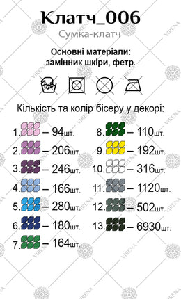 DIY Beaded Clutch kit