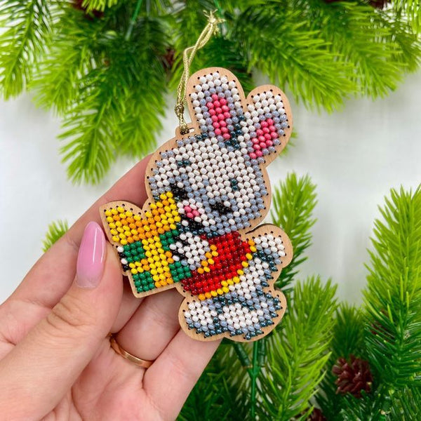 Christmas Bead Embroidery Kit 
