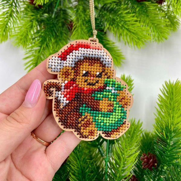 Christmas Bead Embroidery Kit 