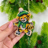 Christmas Bead Embroidery Kit "Chinese Zodiac Animal Calendar" Set 12 pcs Christmas tree toys