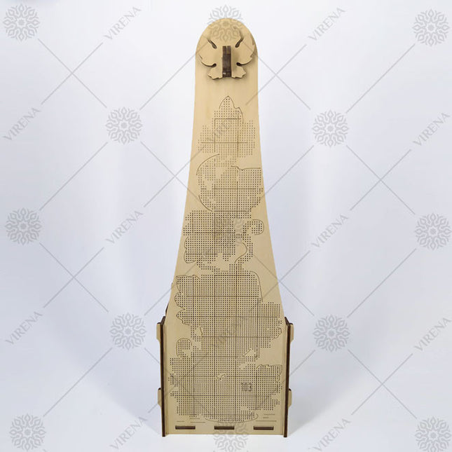 DIY Bottle Holder Kit, Bead embroidery on wood craft kit