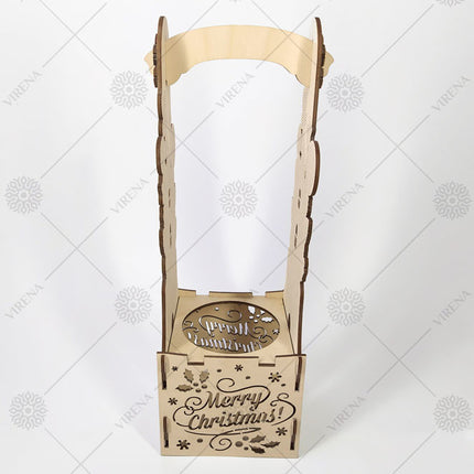 DIY Bottle Holder Kit, Bead embroidery on wood craft kit