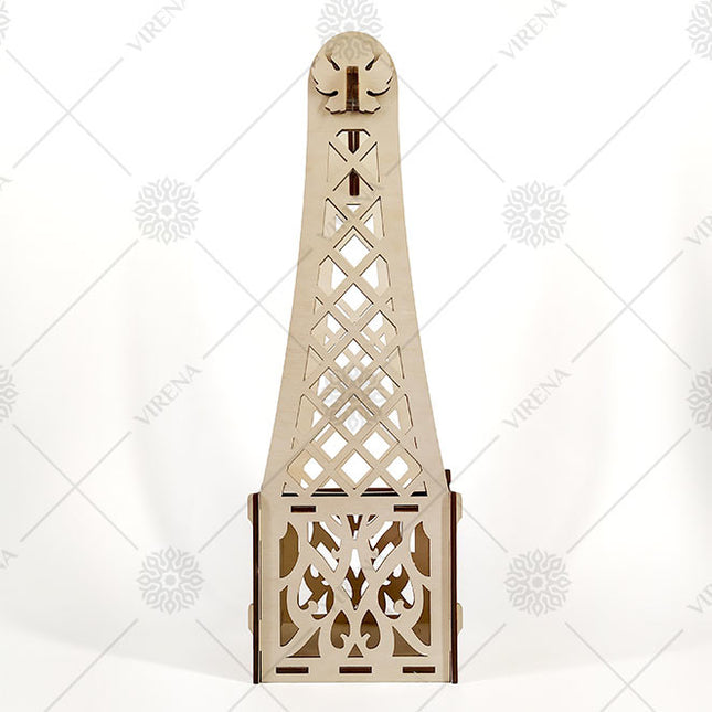 DIY Bottle Holder Kit, Bead embroidery on wood craft kit