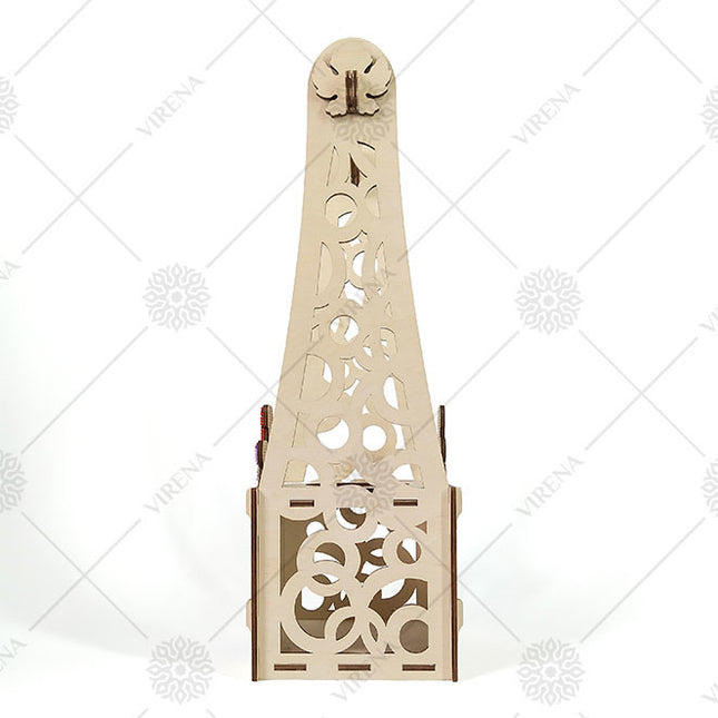 DIY Bottle Holder Kit, Bead embroidery on wood craft kit