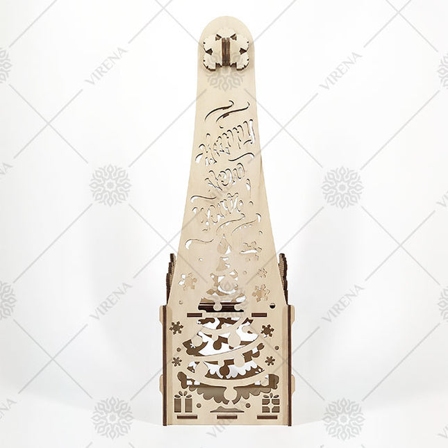 DIY Bottle Holder Kit, Bead embroidery on wood craft kit