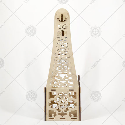 DIY Bottle Holder Kit, Bead embroidery on wood craft kit