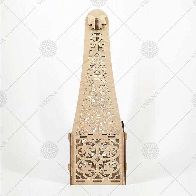 DIY Bottle Holder Kit, Bead embroidery on wood craft kit