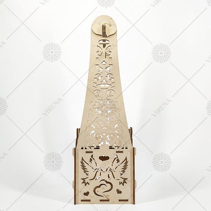 DIY Bottle Holder Kit, Bead embroidery on wood craft kit
