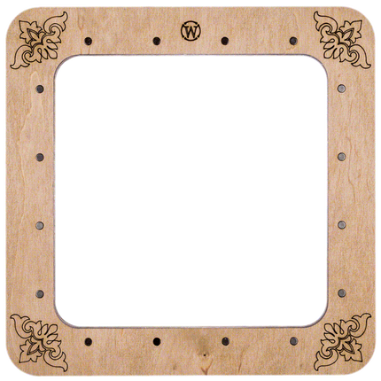 Embroidery frame on magnets