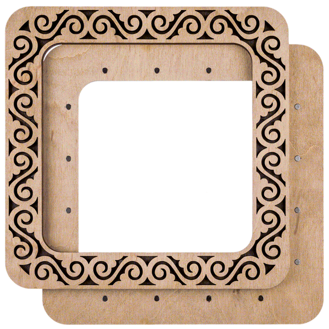 Embroidery frame on magnets