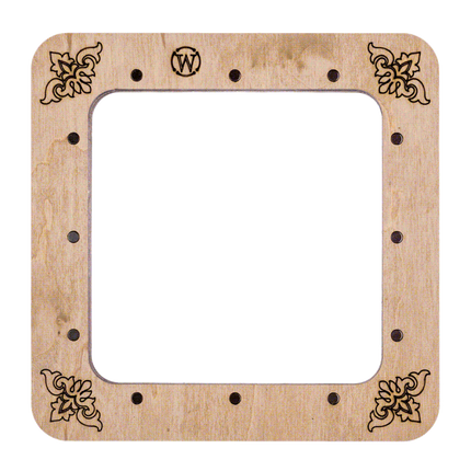 Embroidery frame on magnets