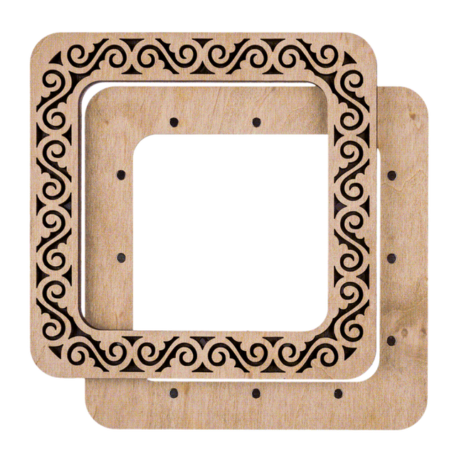 Embroidery frame on magnets