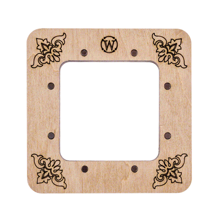 Embroidery frame on magnets