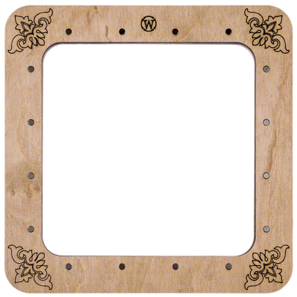 Embroidery frame on magnets