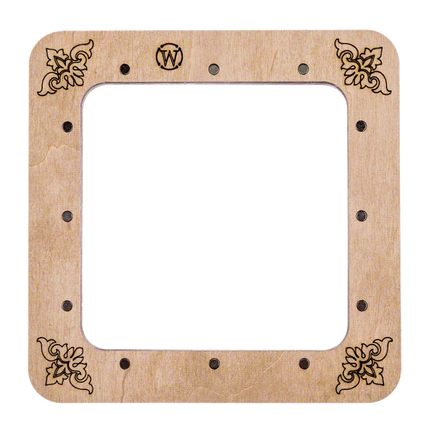 Embroidery frame on magnets