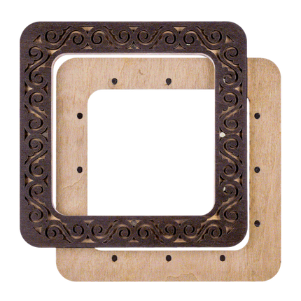 Embroidery frame on magnets
