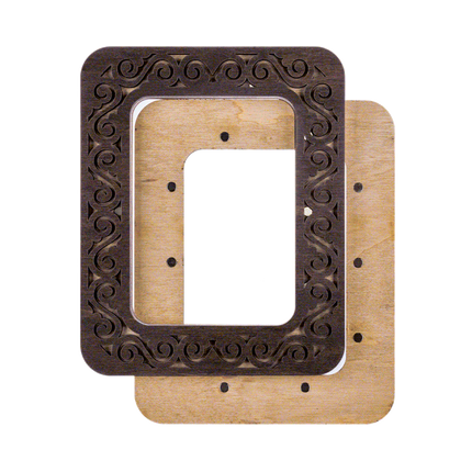 Embroidery frame on magnets