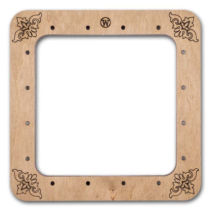 Embroidery frame on magnets