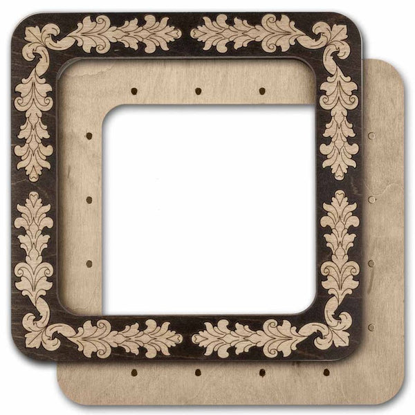 Embroidery frame on magnets