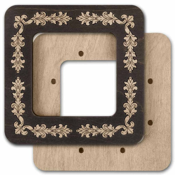 Embroidery frame on magnets