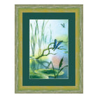 DIY Cross stitch kit with a printed canvas 